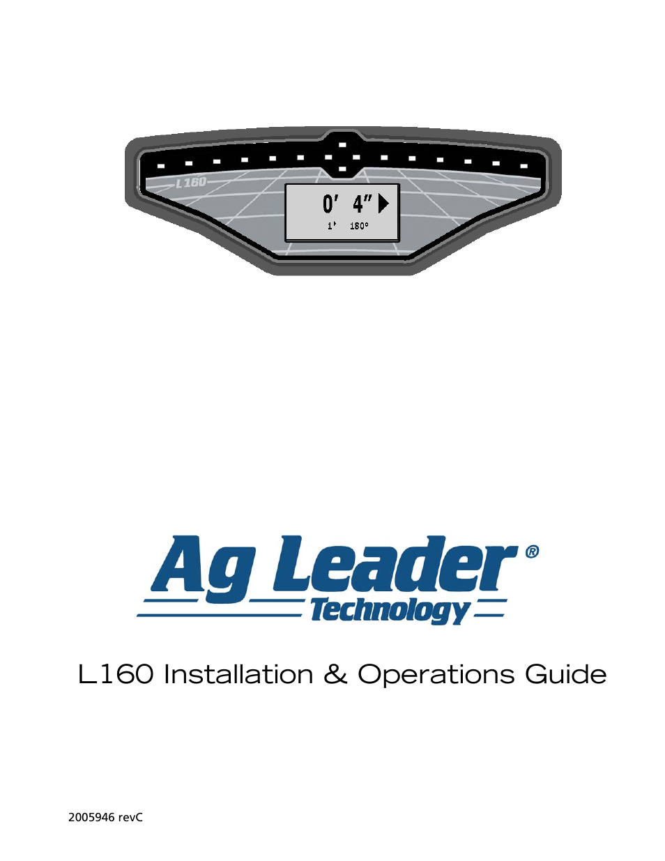 Ag Leader L160 - Lightbar User Guide User Manual | 6 pages