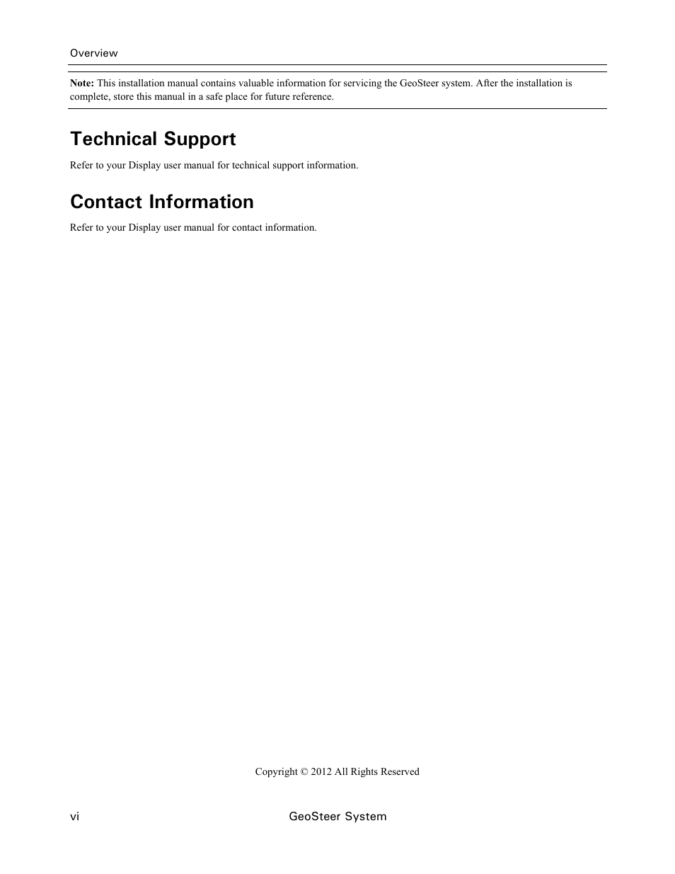 Technical support, Contact information | Ag Leader GeoSteer Installation Manual User Manual | Page 8 / 58
