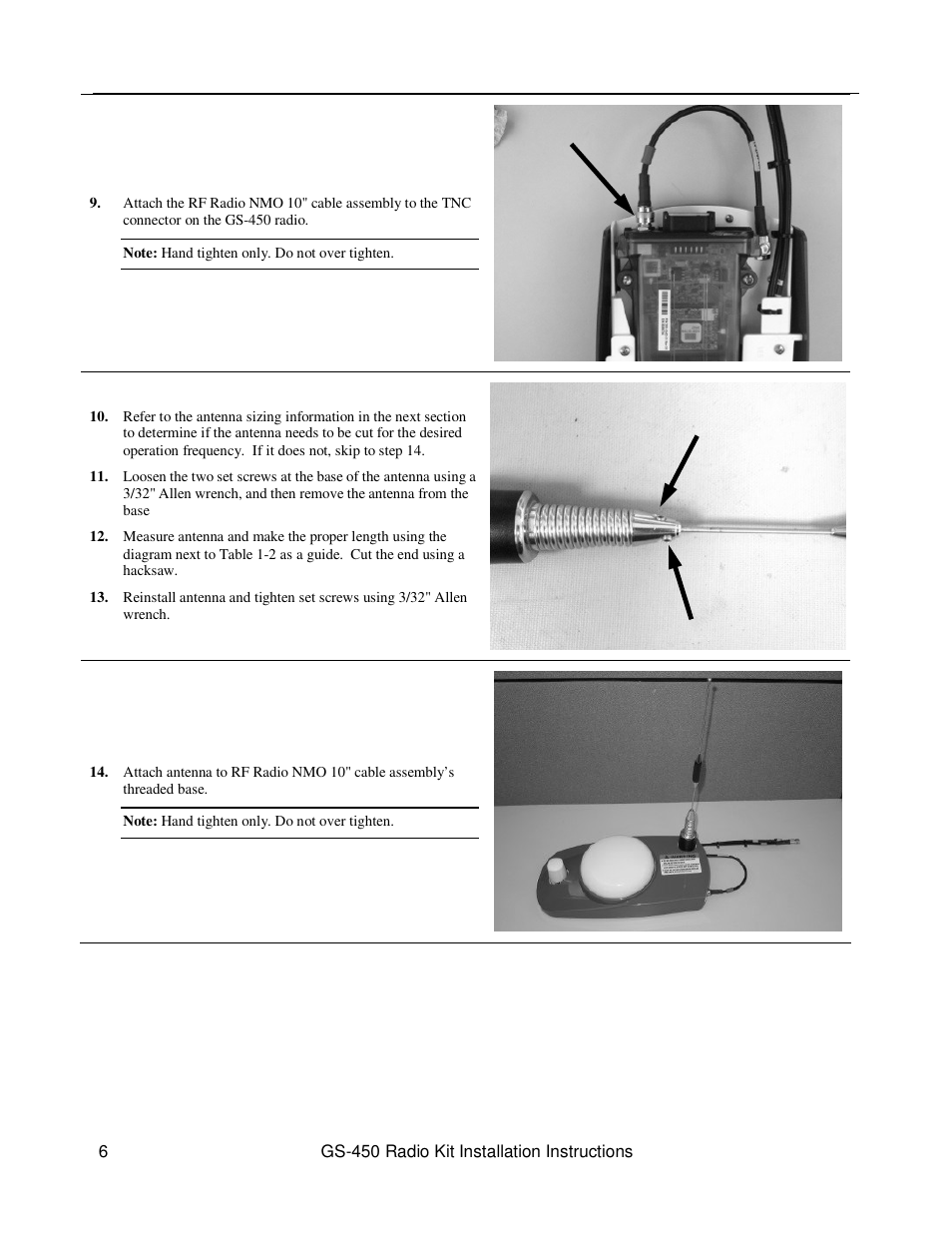 Ag Leader GeoSteer RTK 4xx MHz Installation Manual User Manual | Page 6 / 9