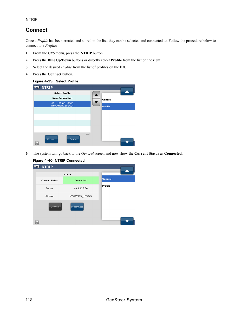 Connect | Ag Leader GeoSteer Operation Manual User Manual | Page 132 / 157