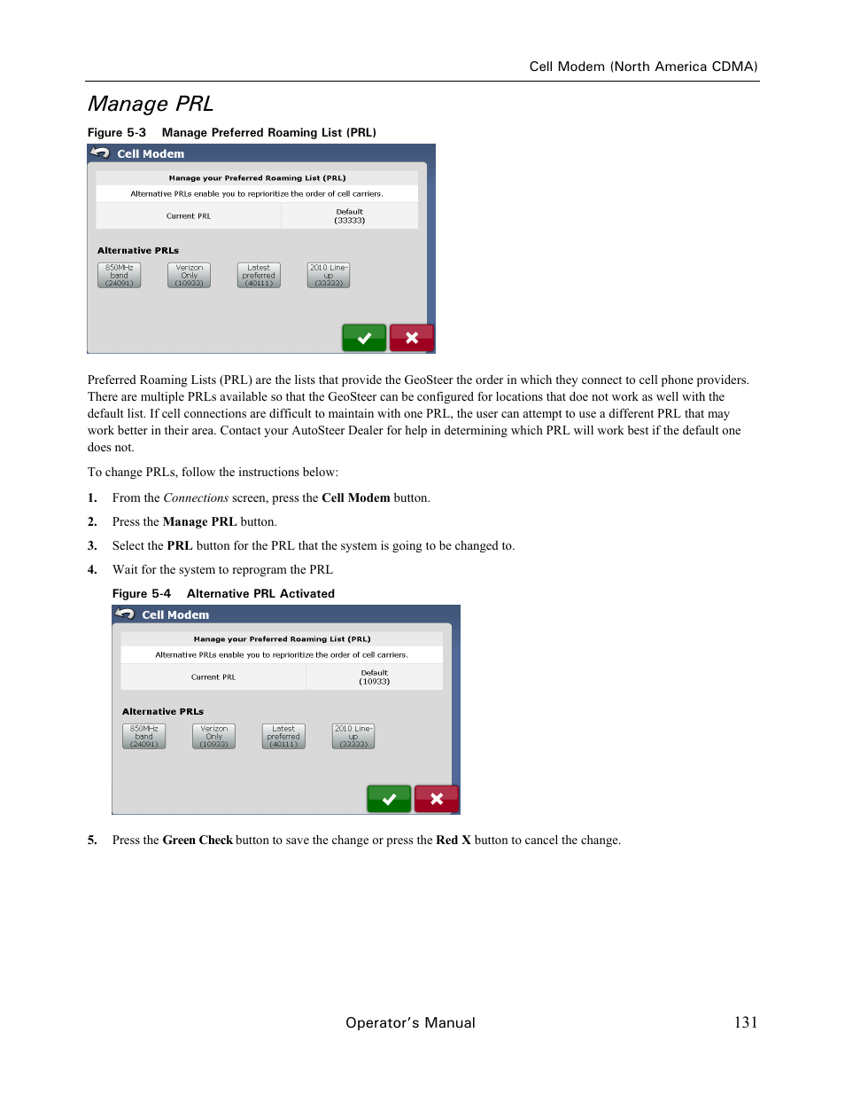 Manage prl | Ag Leader GeoSteer Operation Manual User Manual | Page 145 / 157