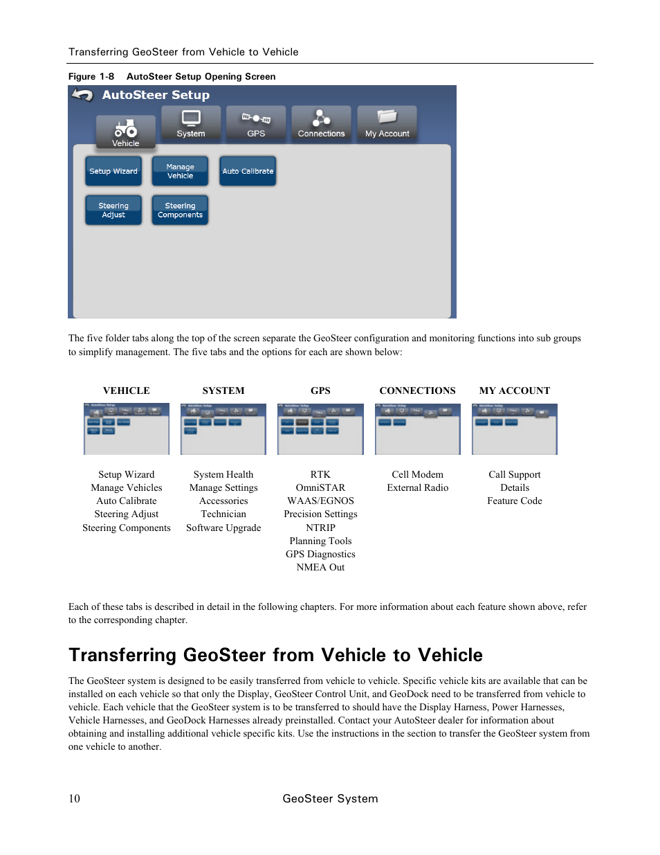 Transferring geosteer from vehicle to vehicle | Ag Leader GeoSteer Operation Manual User Manual | Page 24 / 157