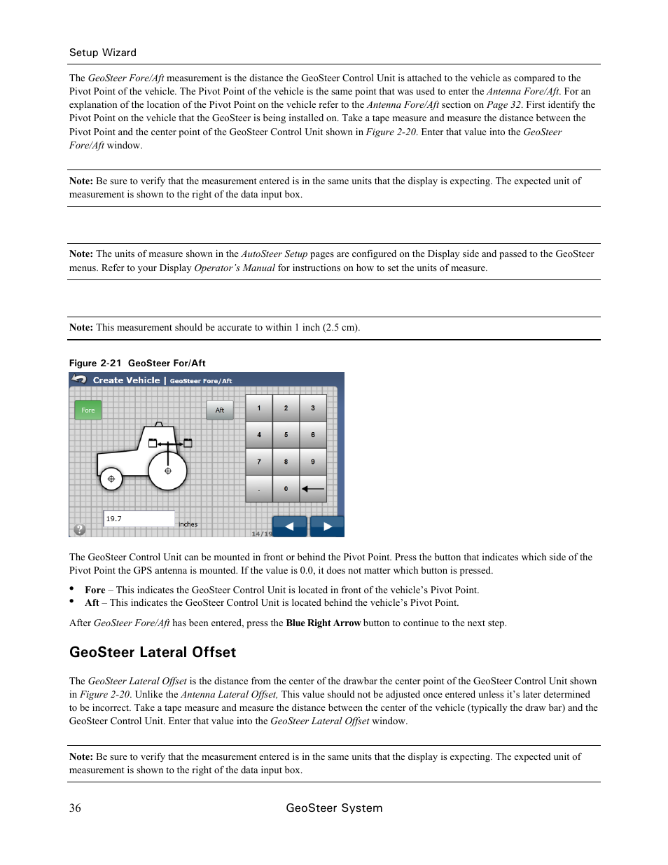 Geosteer lateral offset | Ag Leader GeoSteer Operation Manual User Manual | Page 50 / 157
