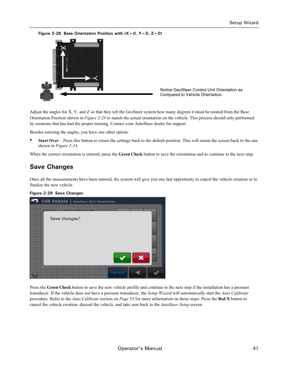 Save changes | Ag Leader GeoSteer Operation Manual User Manual | Page 55 / 157