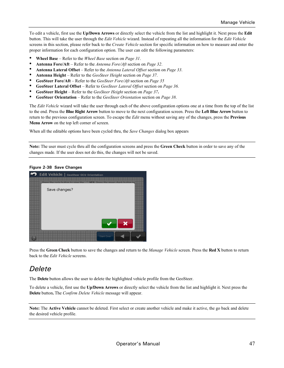 Delete | Ag Leader GeoSteer Operation Manual User Manual | Page 61 / 157