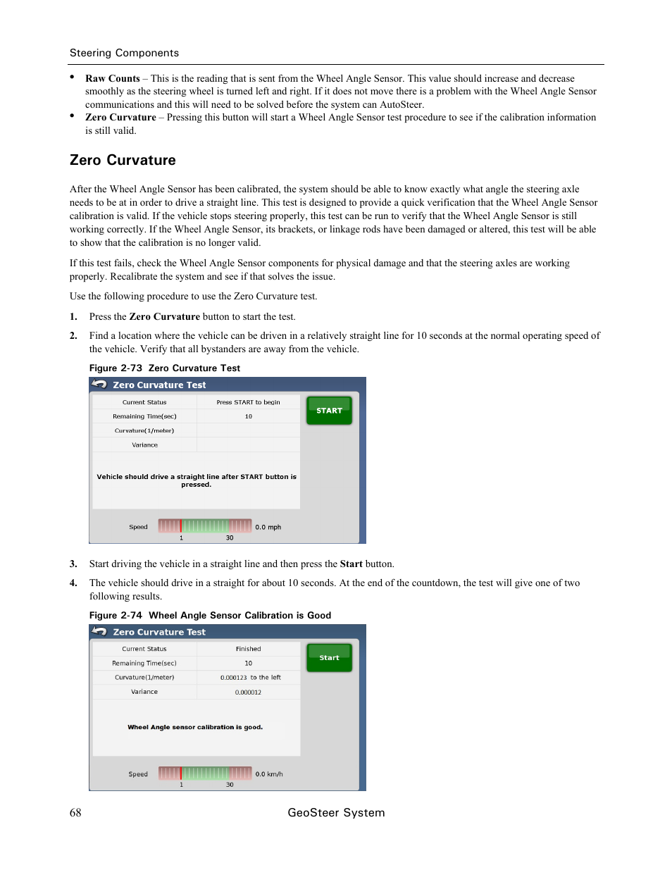 Zero curvature | Ag Leader GeoSteer Operation Manual User Manual | Page 82 / 157