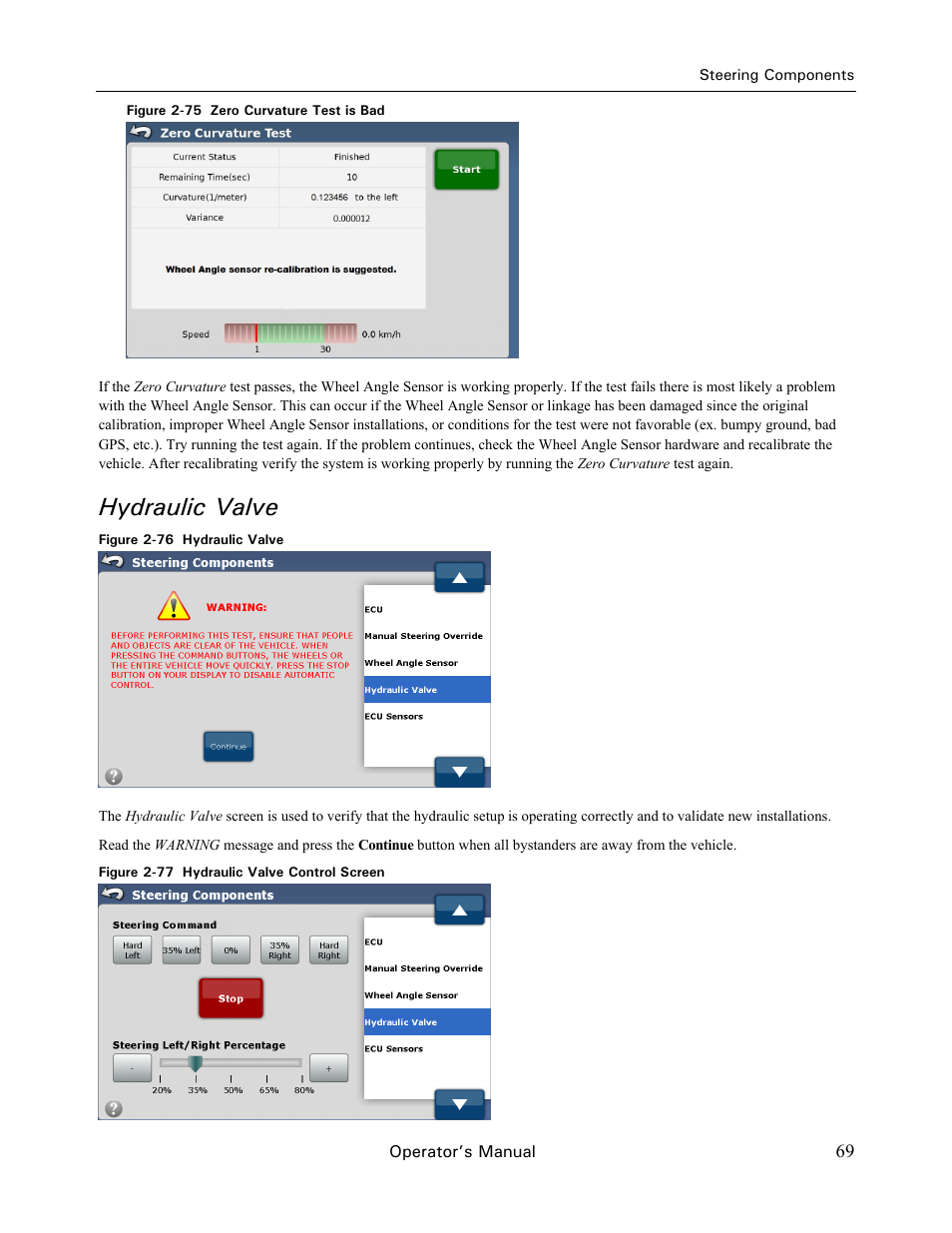 Hydraulic valve | Ag Leader GeoSteer Operation Manual User Manual | Page 83 / 157