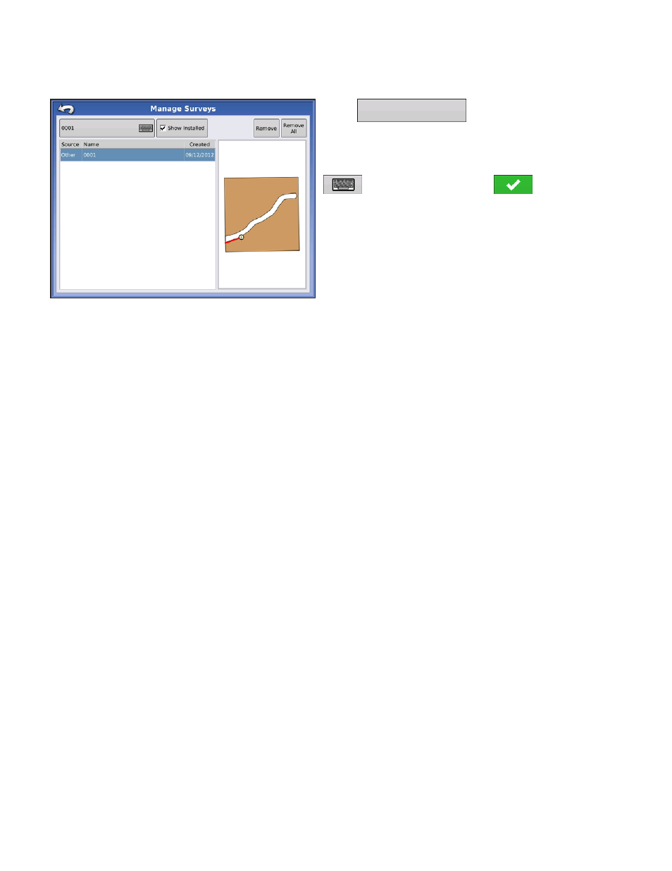 Managing surveys, Anaging, Urveys | Ag Leader Intellislope Ver.5.2 Operation Manual User Manual | Page 24 / 46