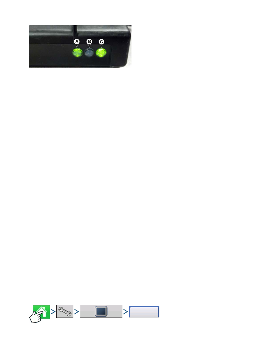 Gps receiver configuration, Check intellislope unlock, Heck | Ntellislope, Nlock, Gps r | Ag Leader Intellislope Ver.5.2 Operation Manual User Manual | Page 7 / 46