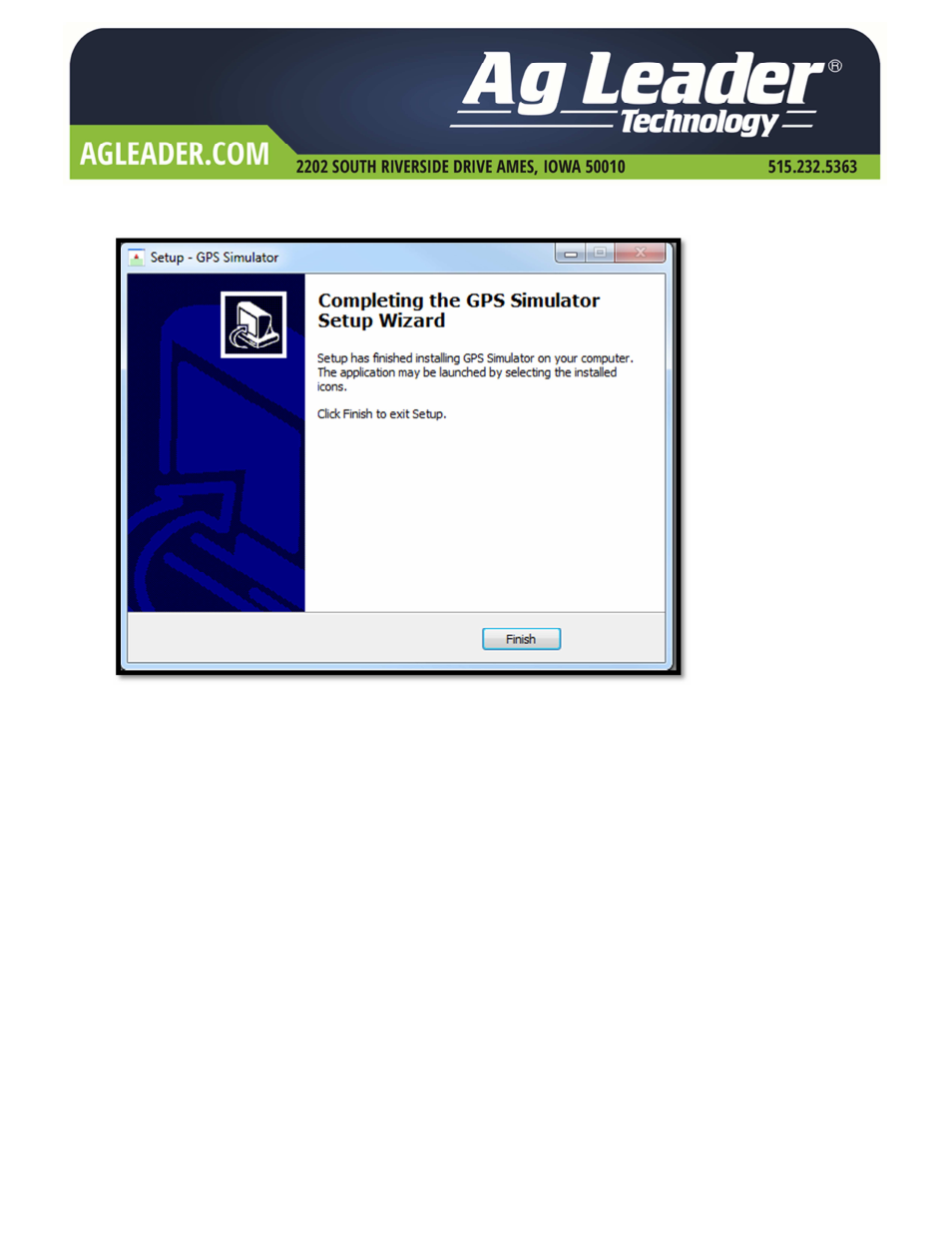 Ag Leader Intellislope CAN/GPS Simulator Installation Instructions User Manual | Page 12 / 12