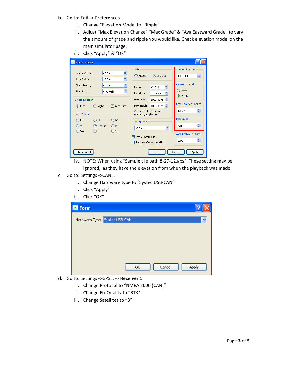 Ag Leader Intellislope CAN Simulator Operation User Manual | Page 3 / 5