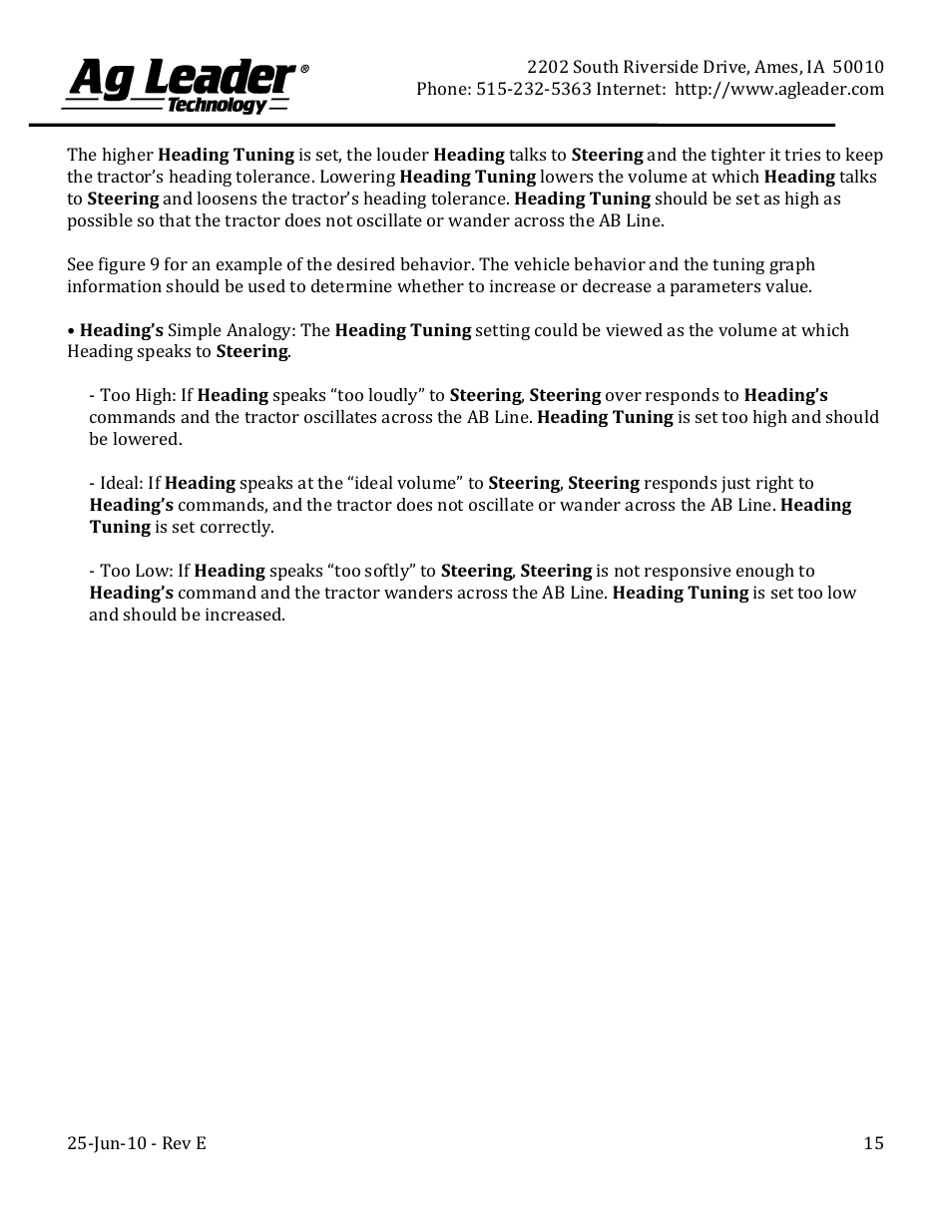 Ag Leader ParaDyme Setup and Advanced Tuning Guide User Manual | Page 15 / 30