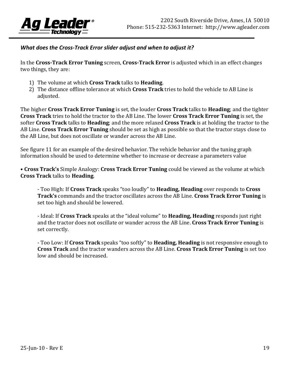 Ag Leader ParaDyme Setup and Advanced Tuning Guide User Manual | Page 19 / 30