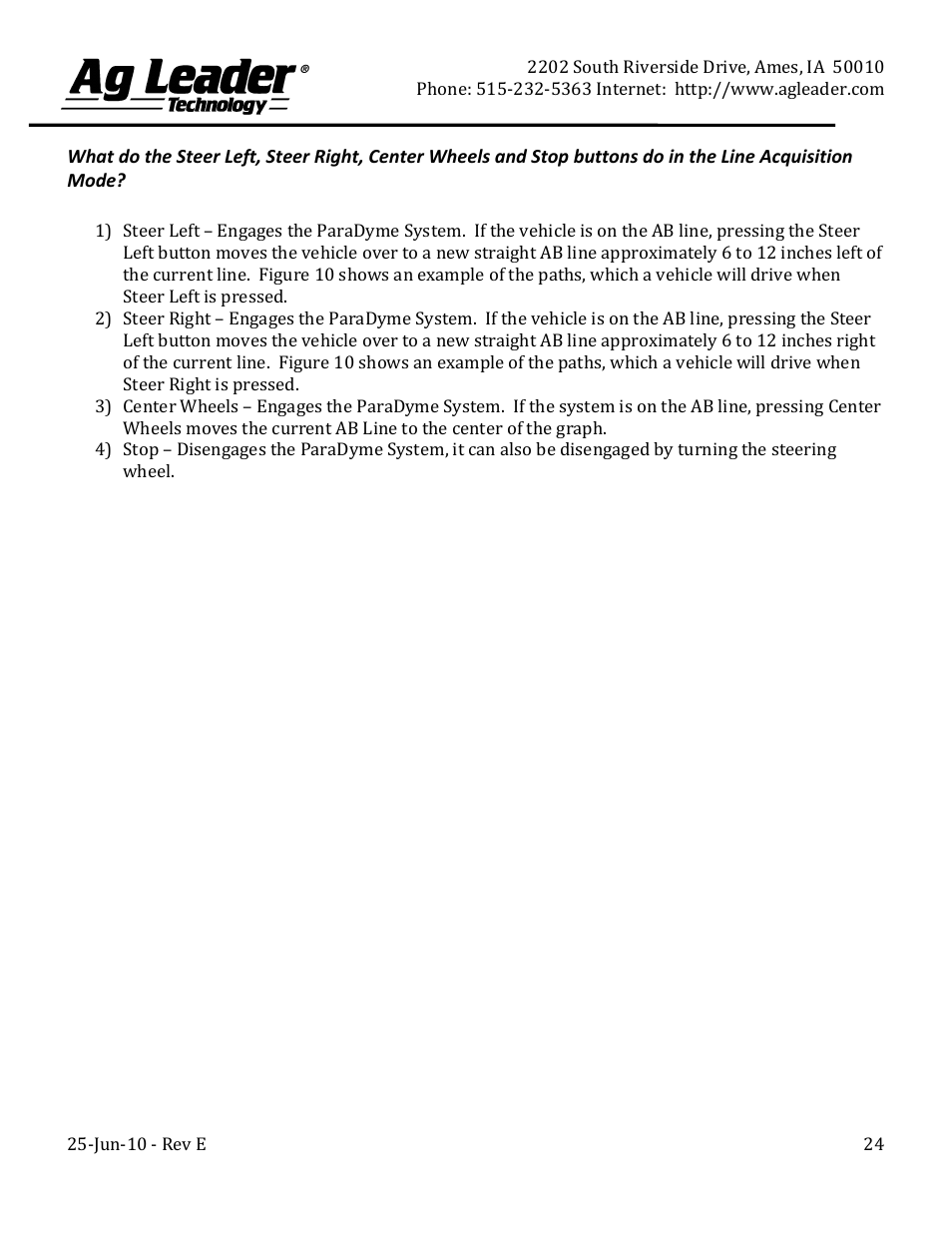 Ag Leader ParaDyme Setup and Advanced Tuning Guide User Manual | Page 24 / 30