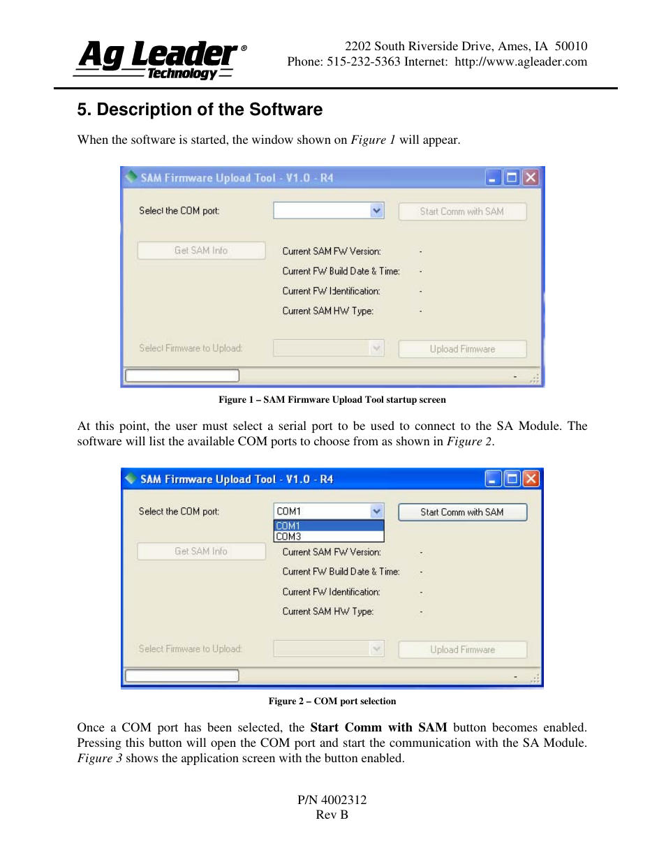 Description of the software | Ag Leader ParaDyme SAM Code Upload User Manual User Manual | Page 2 / 7