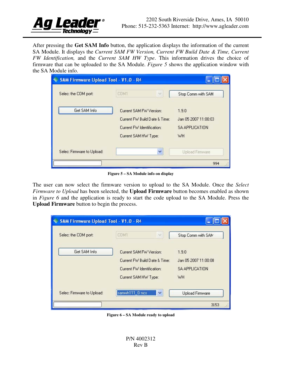 Ag Leader ParaDyme SAM Code Upload User Manual User Manual | Page 4 / 7