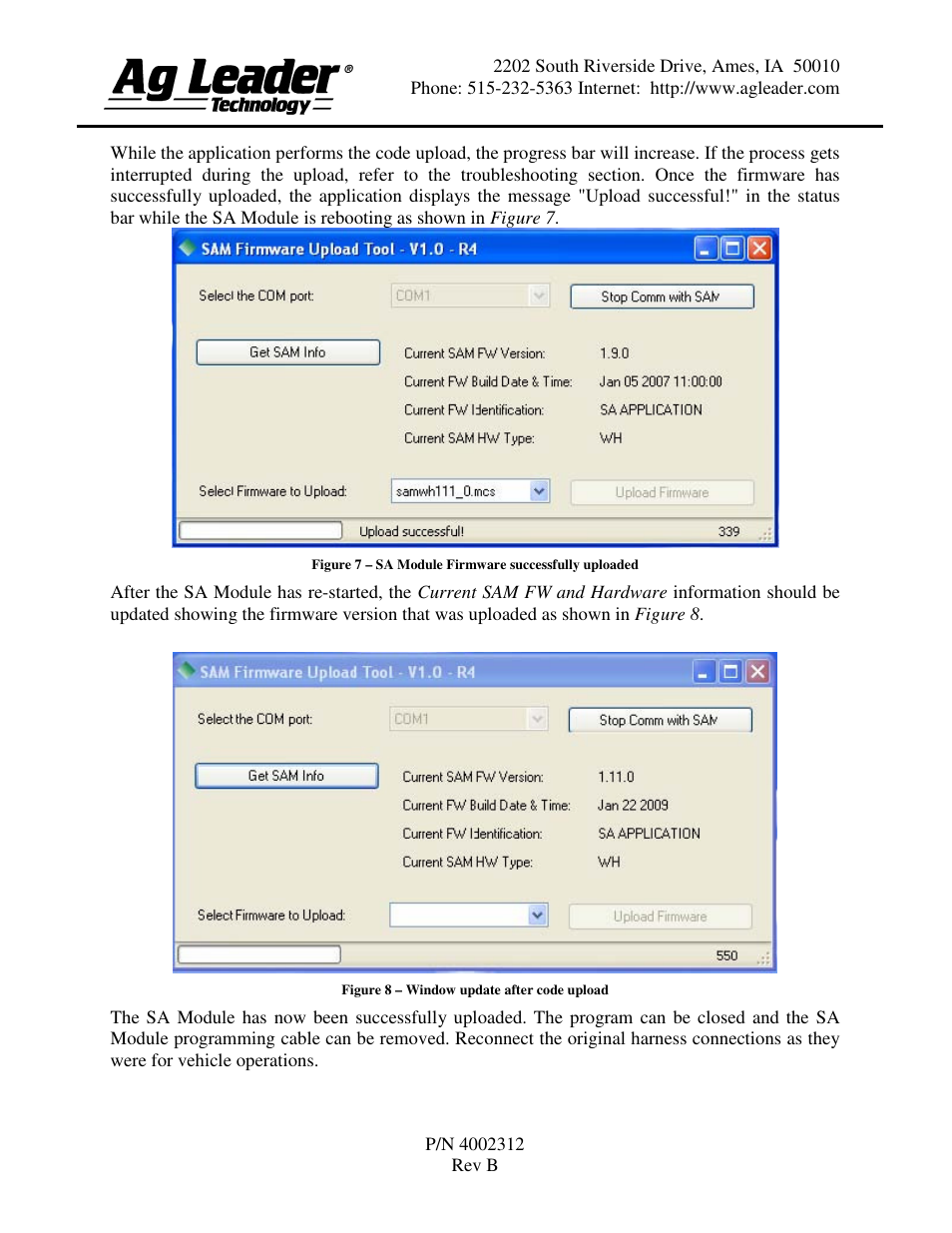 Ag Leader ParaDyme SAM Code Upload User Manual User Manual | Page 5 / 7