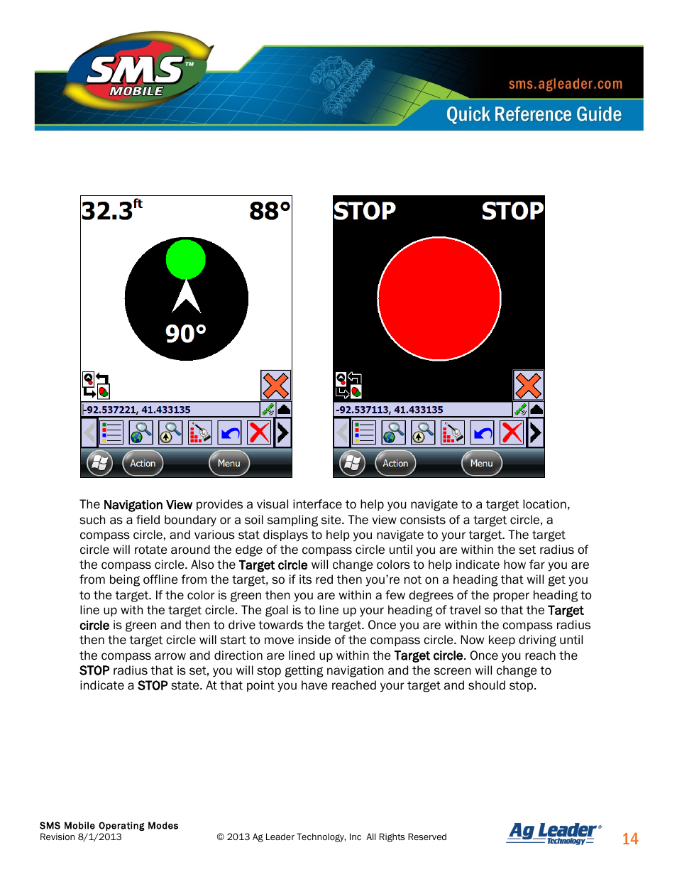 Ag Leader SMS Mobile Operating Modes Quick Start Guide User Manual | Page 15 / 27