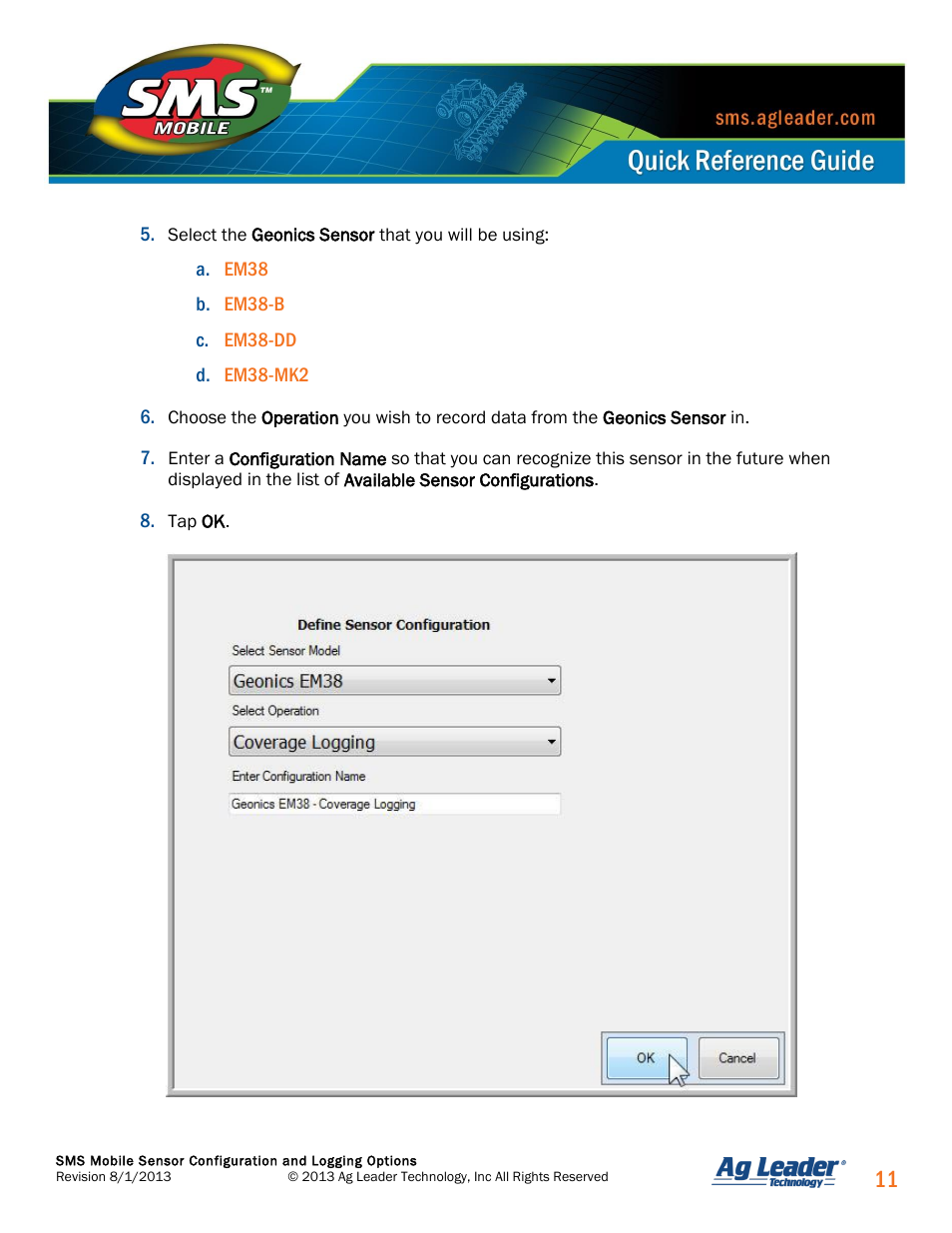 Ag Leader SMS Mobile Sensors Quick Start Guide User Manual | Page 12 / 38