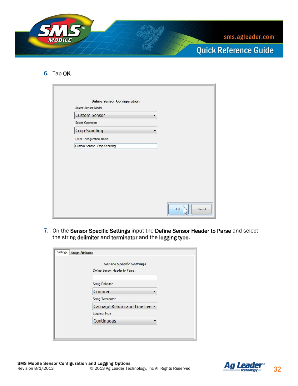 Ag Leader SMS Mobile Sensors Quick Start Guide User Manual | Page 33 / 38