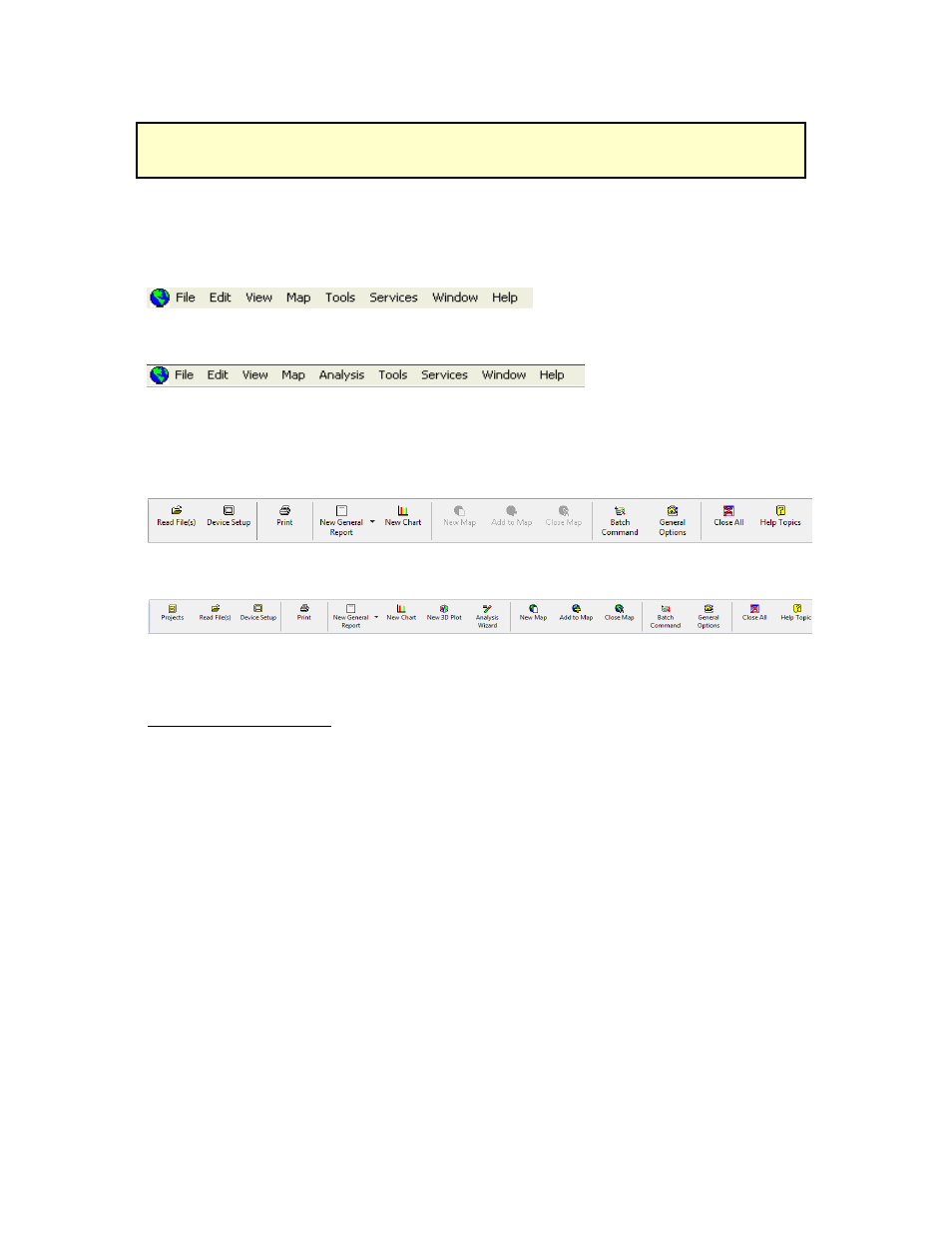 User interface, Menus, Main menu selections and toolbar | File menu | Ag Leader SMS Basic and Advanced Manual User Manual | Page 13 / 163