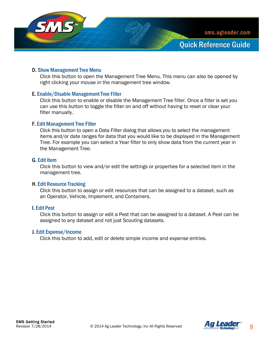 Ag Leader SMS Basic and SMS Advanced Getting Started Guide User Manual | Page 10 / 66