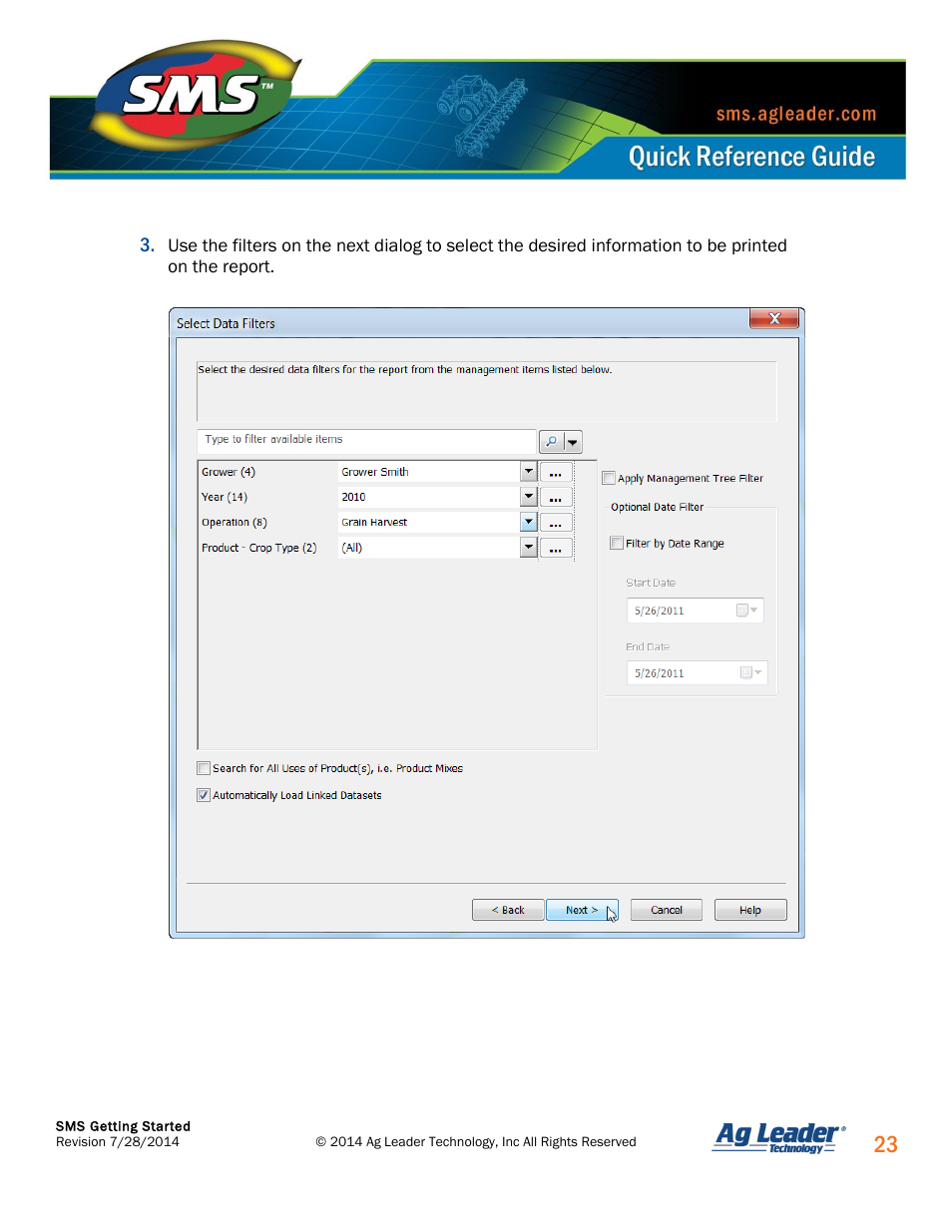 Ag Leader SMS Basic and SMS Advanced Getting Started Guide User Manual | Page 24 / 66