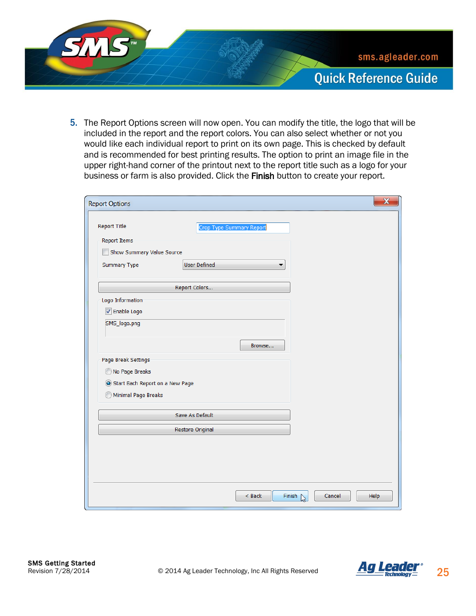 Ag Leader SMS Basic and SMS Advanced Getting Started Guide User Manual | Page 26 / 66