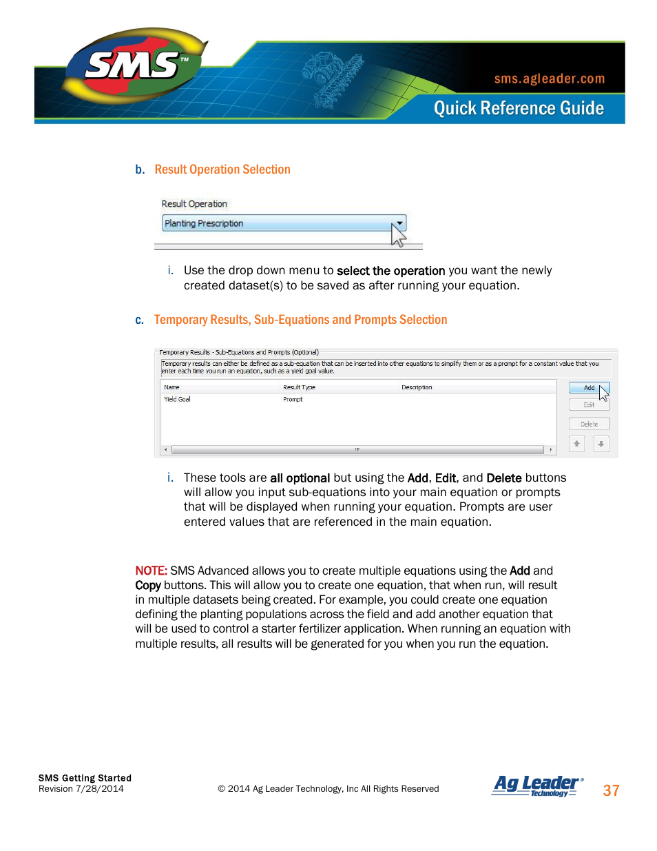Ag Leader SMS Basic and SMS Advanced Getting Started Guide User Manual | Page 38 / 66