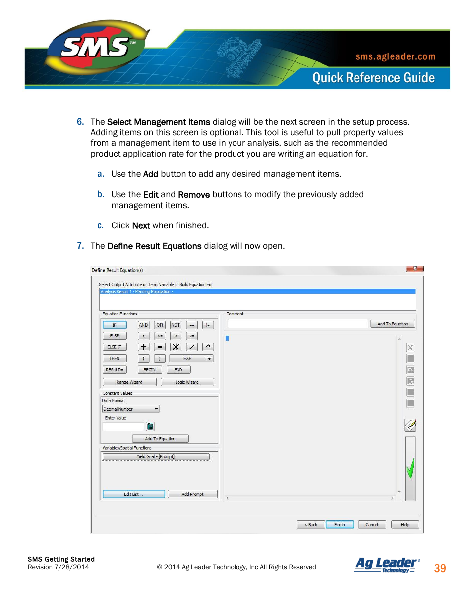 Ag Leader SMS Basic and SMS Advanced Getting Started Guide User Manual | Page 40 / 66