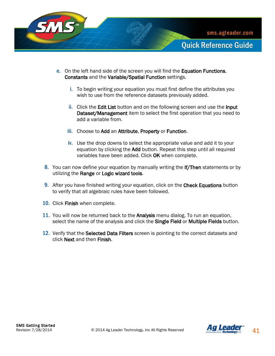 Ag Leader SMS Basic and SMS Advanced Getting Started Guide User Manual | Page 42 / 66