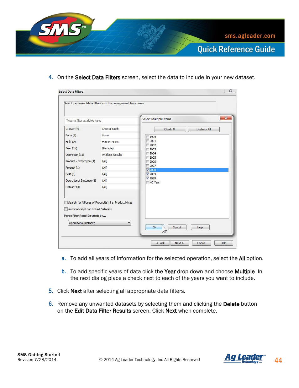 Ag Leader SMS Basic and SMS Advanced Getting Started Guide User Manual | Page 45 / 66