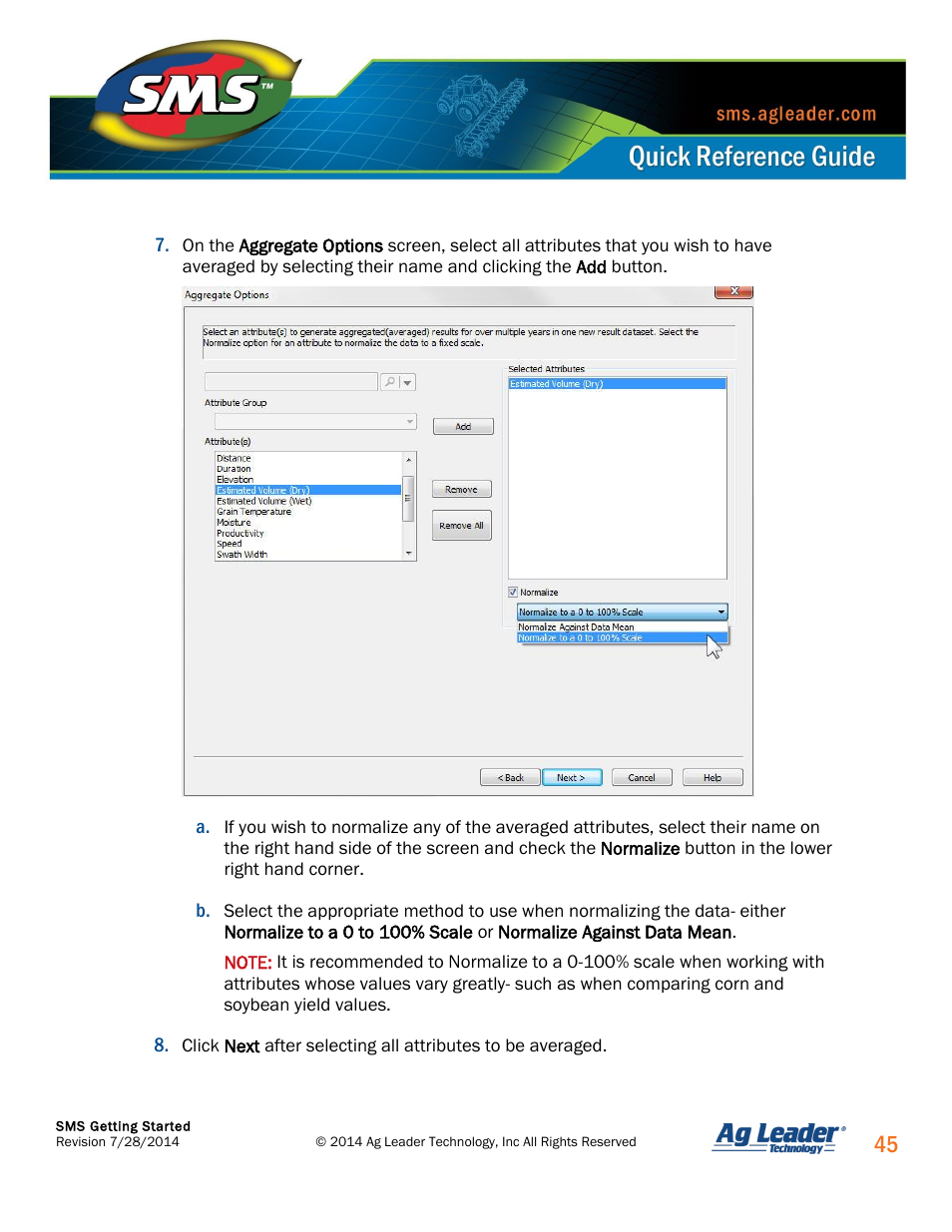 Ag Leader SMS Basic and SMS Advanced Getting Started Guide User Manual | Page 46 / 66