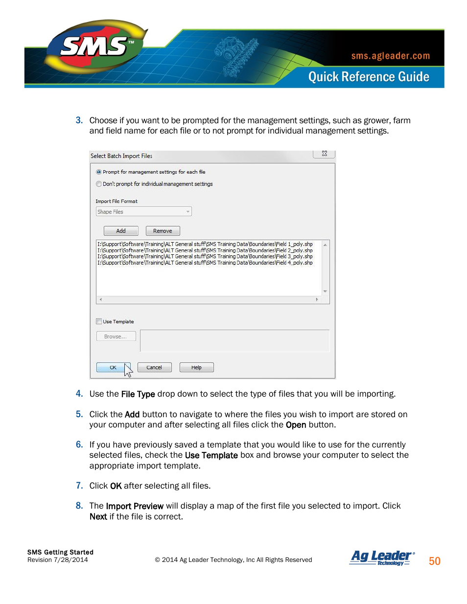 Ag Leader SMS Basic and SMS Advanced Getting Started Guide User Manual | Page 51 / 66