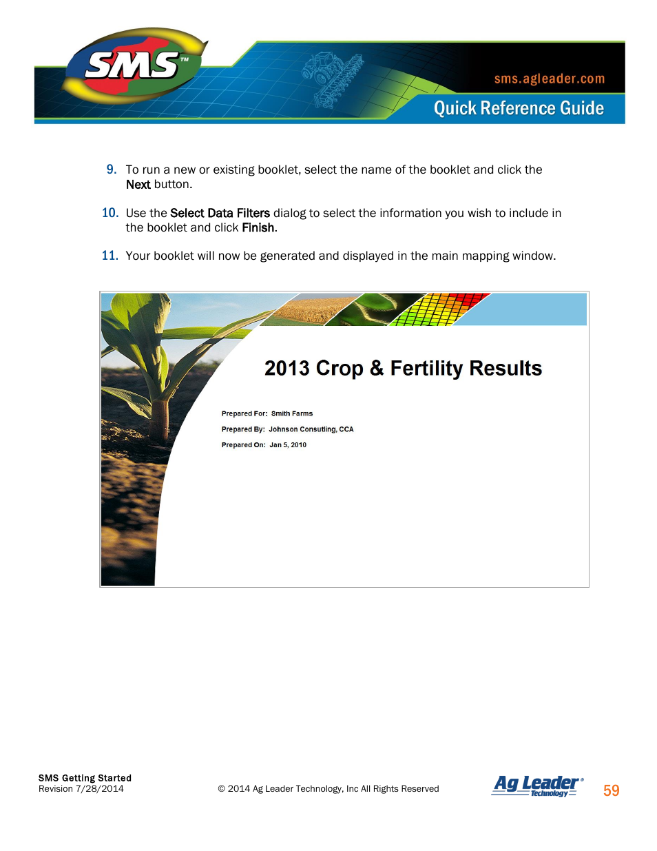 Ag Leader SMS Basic and SMS Advanced Getting Started Guide User Manual | Page 60 / 66