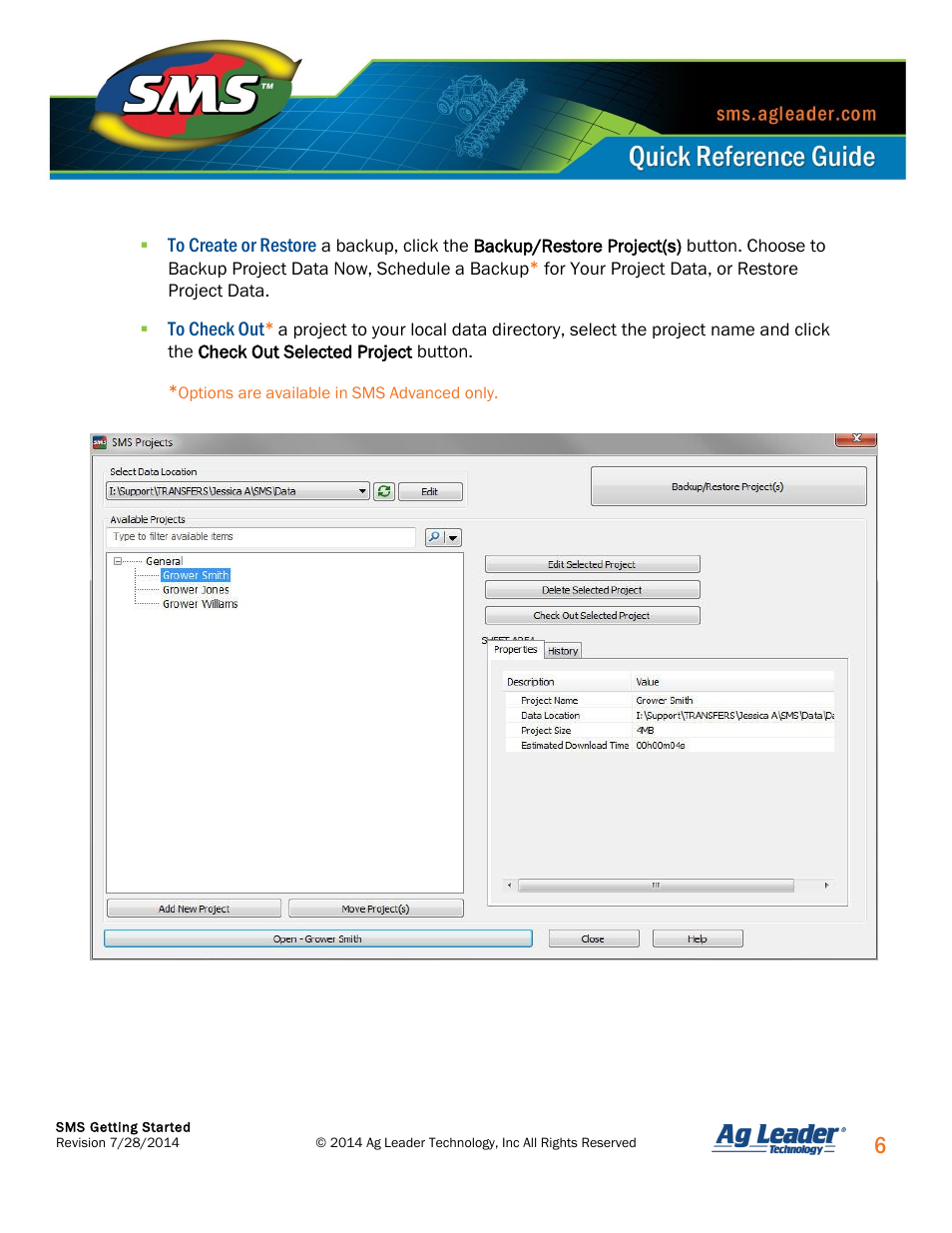 Ag Leader SMS Basic and SMS Advanced Getting Started Guide User Manual | Page 7 / 66