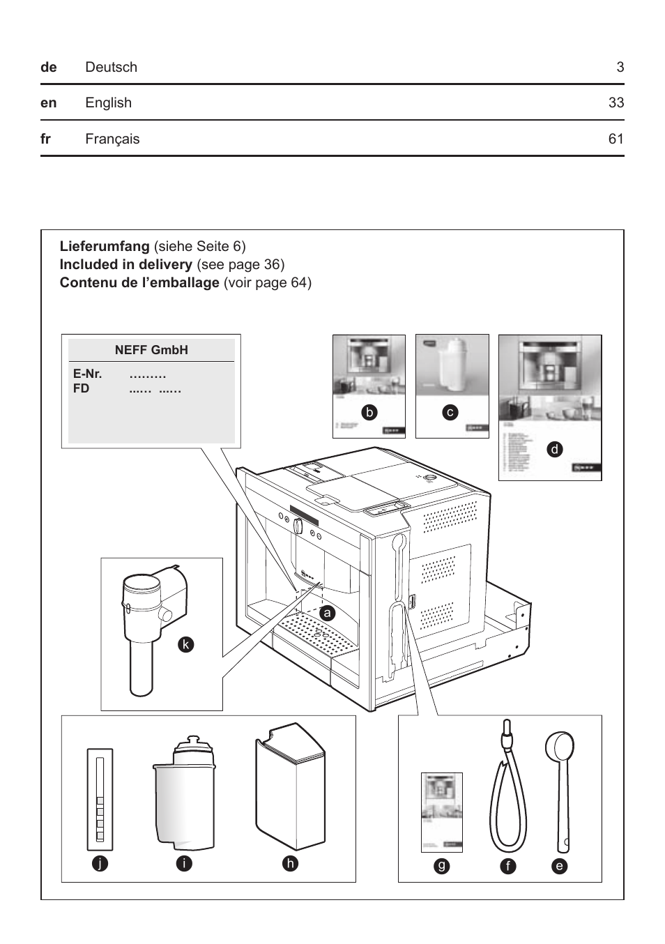 Neff C77V60N2 User Manual | Page 2 / 96