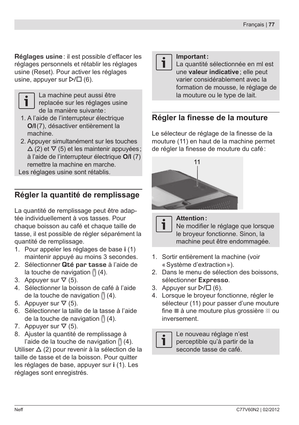 Neff C77V60N2 User Manual | Page 79 / 96