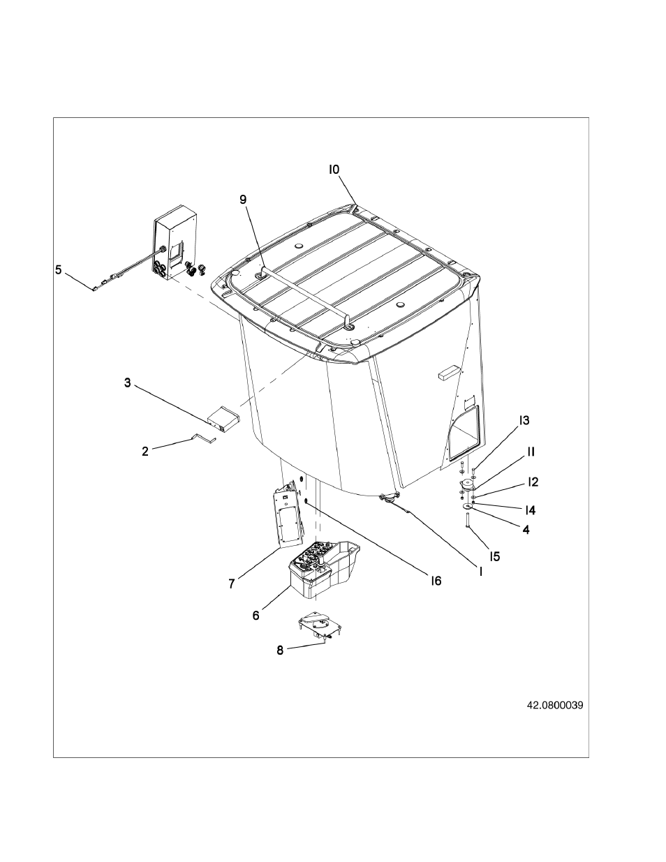 01 cab asm | Ag-Bag LX1214 User Manual | Page 106 / 308