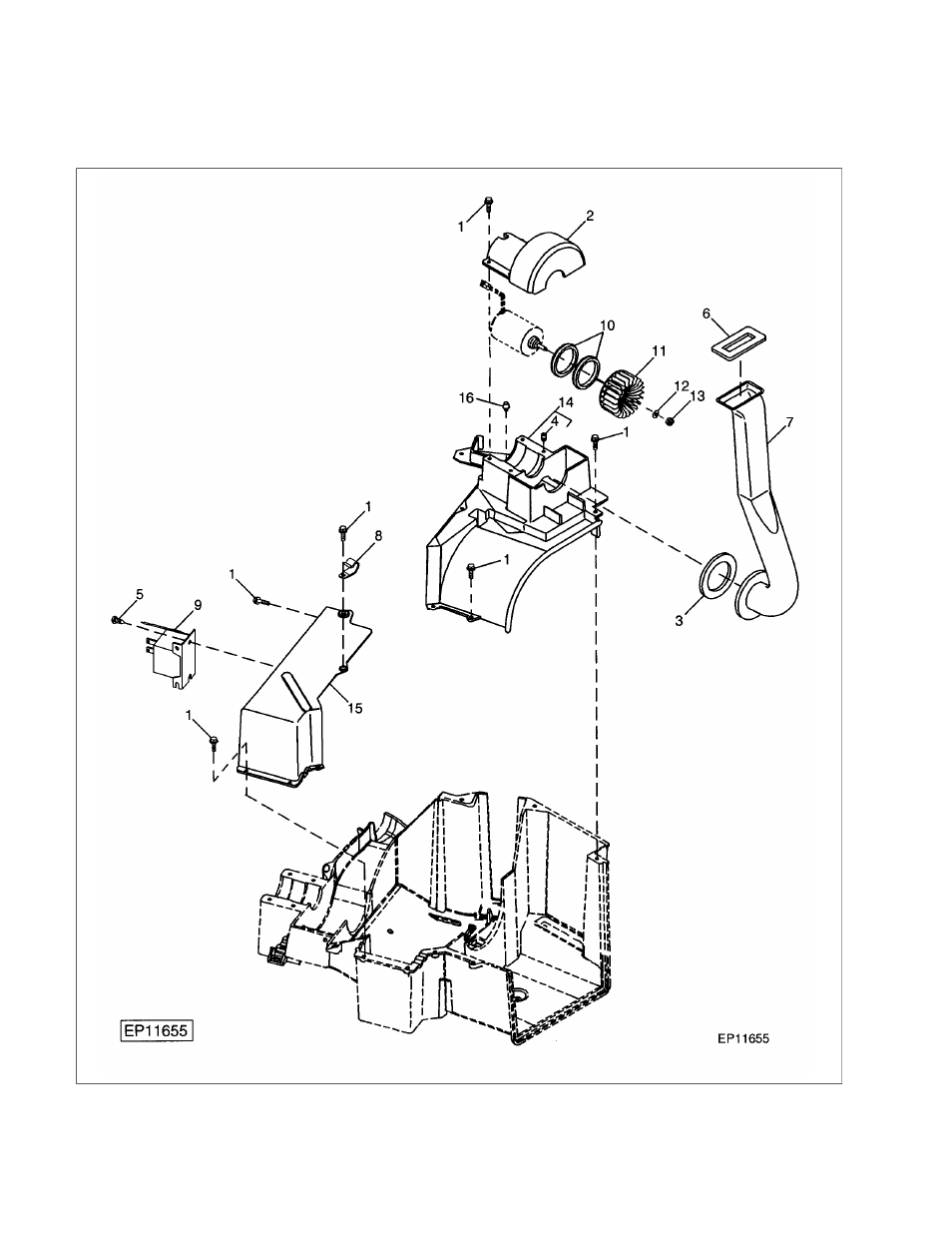 08 air conditioning & heater housing - upper | Ag-Bag LX1214 User Manual | Page 120 / 308