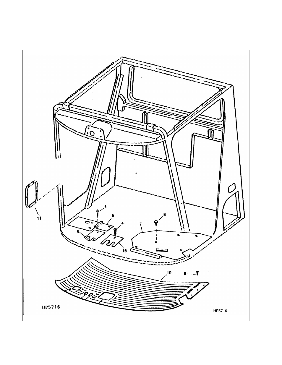 16 cab panels & floor mat | Ag-Bag LX1214 User Manual | Page 138 / 308