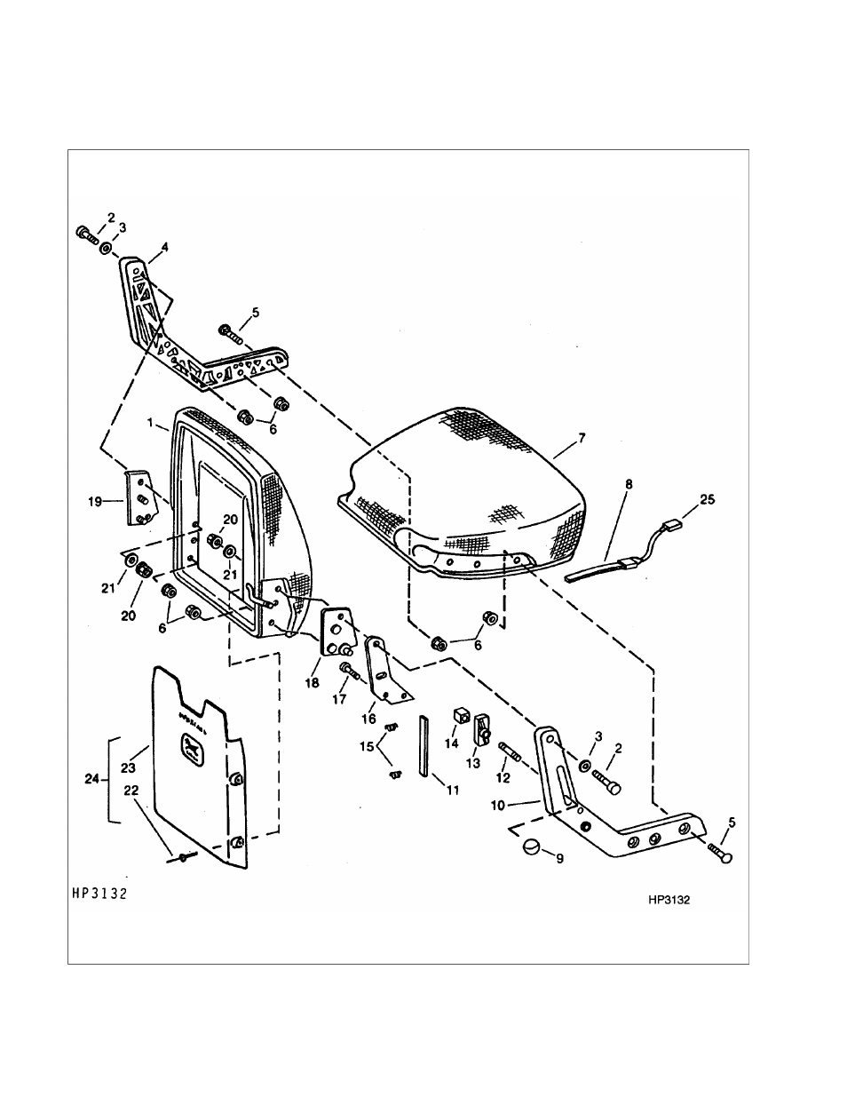 20 operators seat & backrest | Ag-Bag LX1214 User Manual | Page 146 / 308