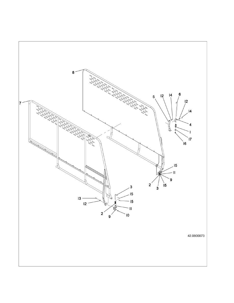 04 feed table wing assembly | Ag-Bag LX1214 User Manual | Page 174 / 308
