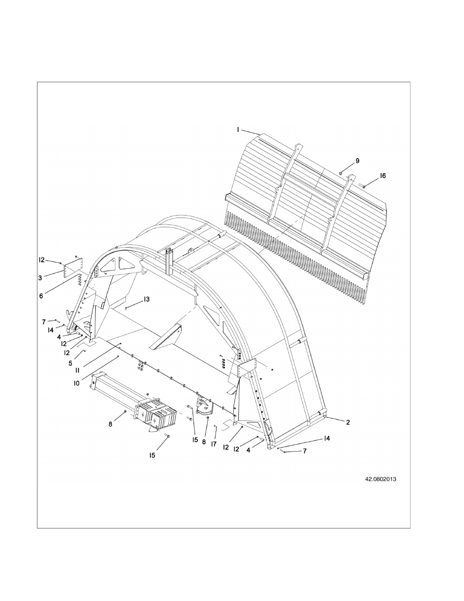 09 asm: lx1214 14 ft base tunnel | Ag-Bag LX1214 User Manual | Page 184 / 308