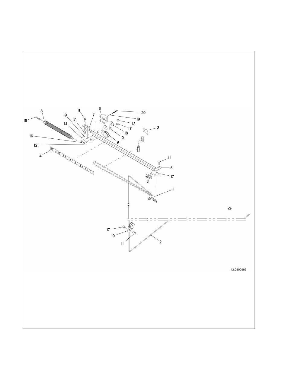 13 anchor pointer assembly | Ag-Bag LX1214 User Manual | Page 192 / 308