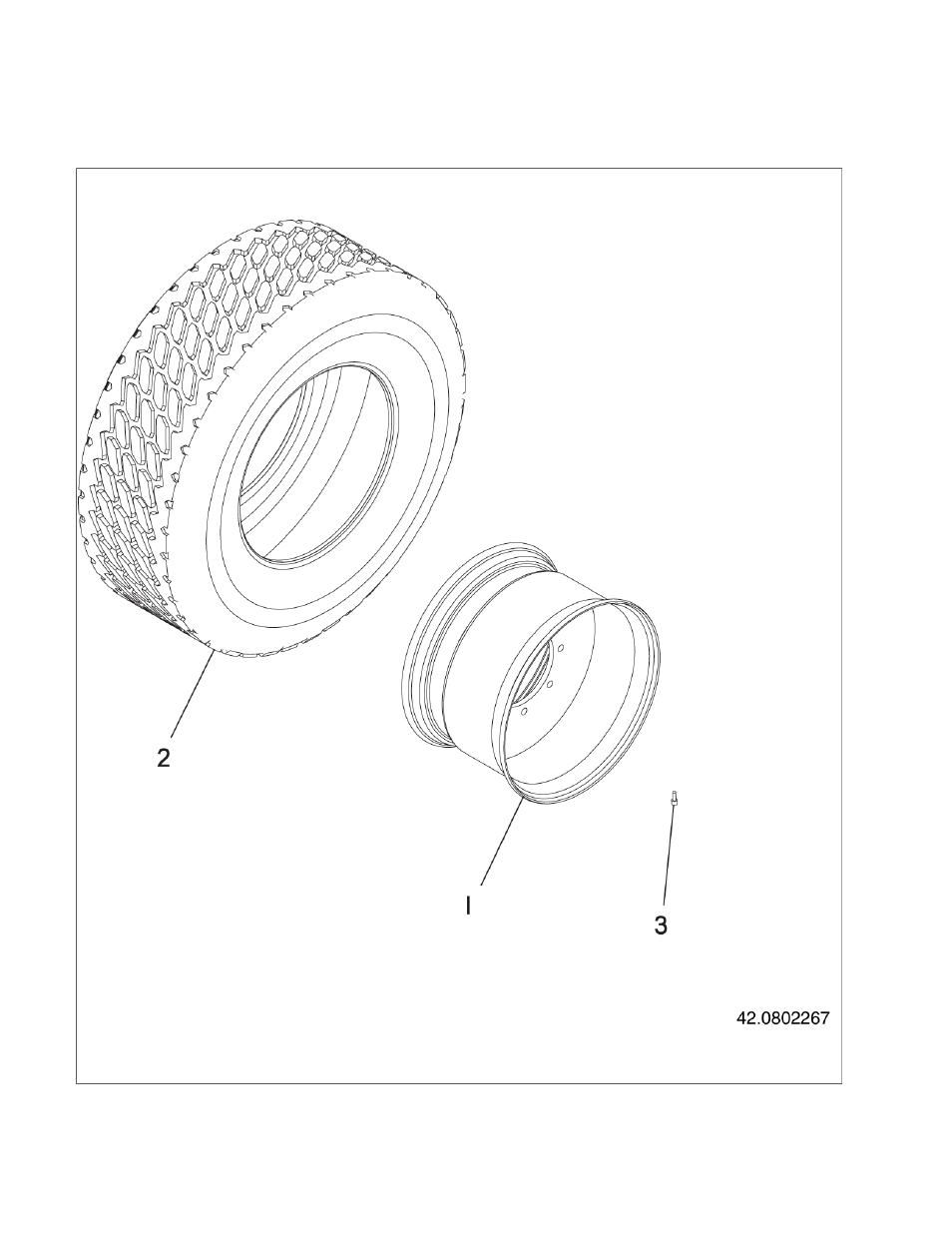 Section 2 - wheels & tires, 01 asm: lx1214 wheel & tire | Ag-Bag LX1214 User Manual | Page 40 / 308