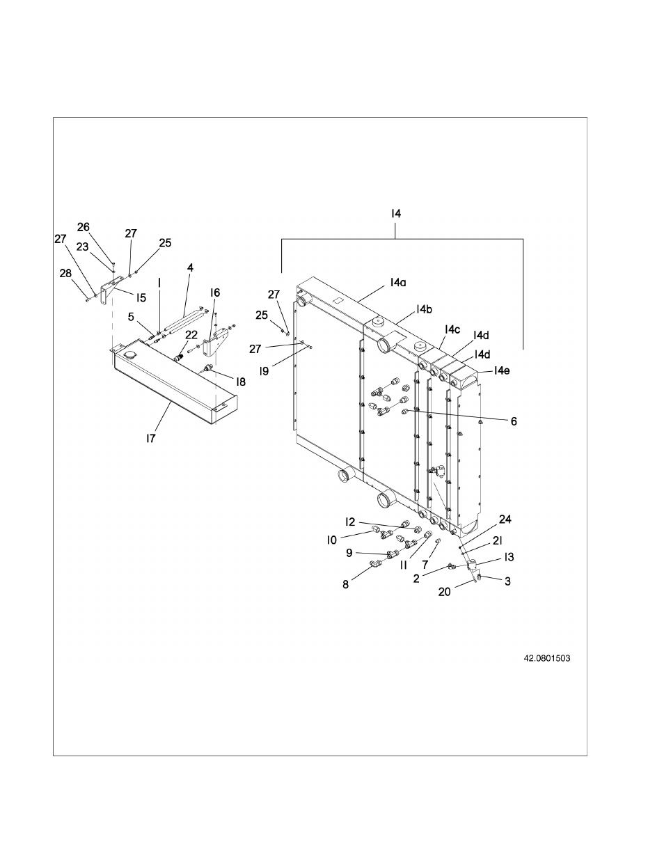 04 cummins engine radiator assembly | Ag-Bag LX1214 User Manual | Page 50 / 308