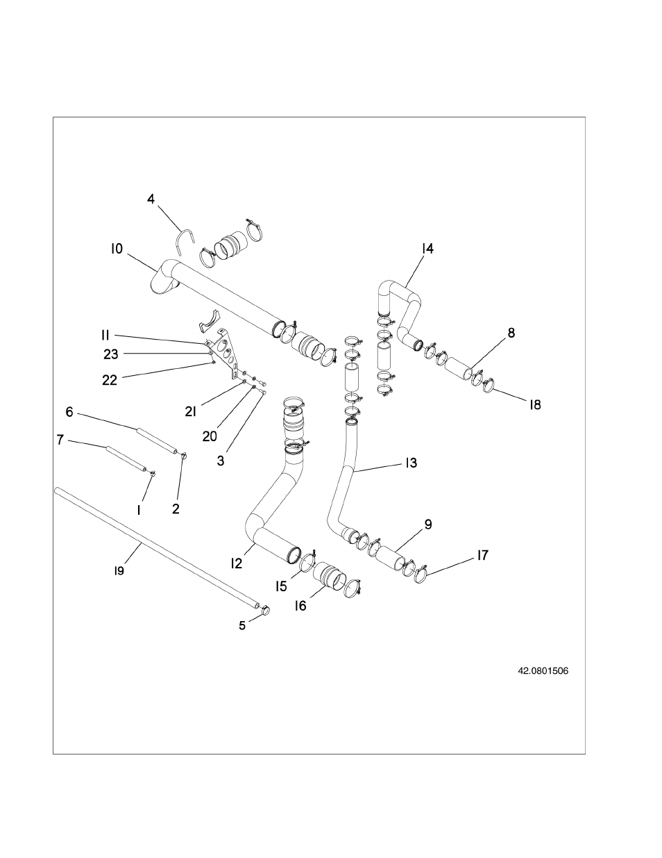 05 cummins engine coolant and air tube assembly | Ag-Bag LX1214 User Manual | Page 52 / 308