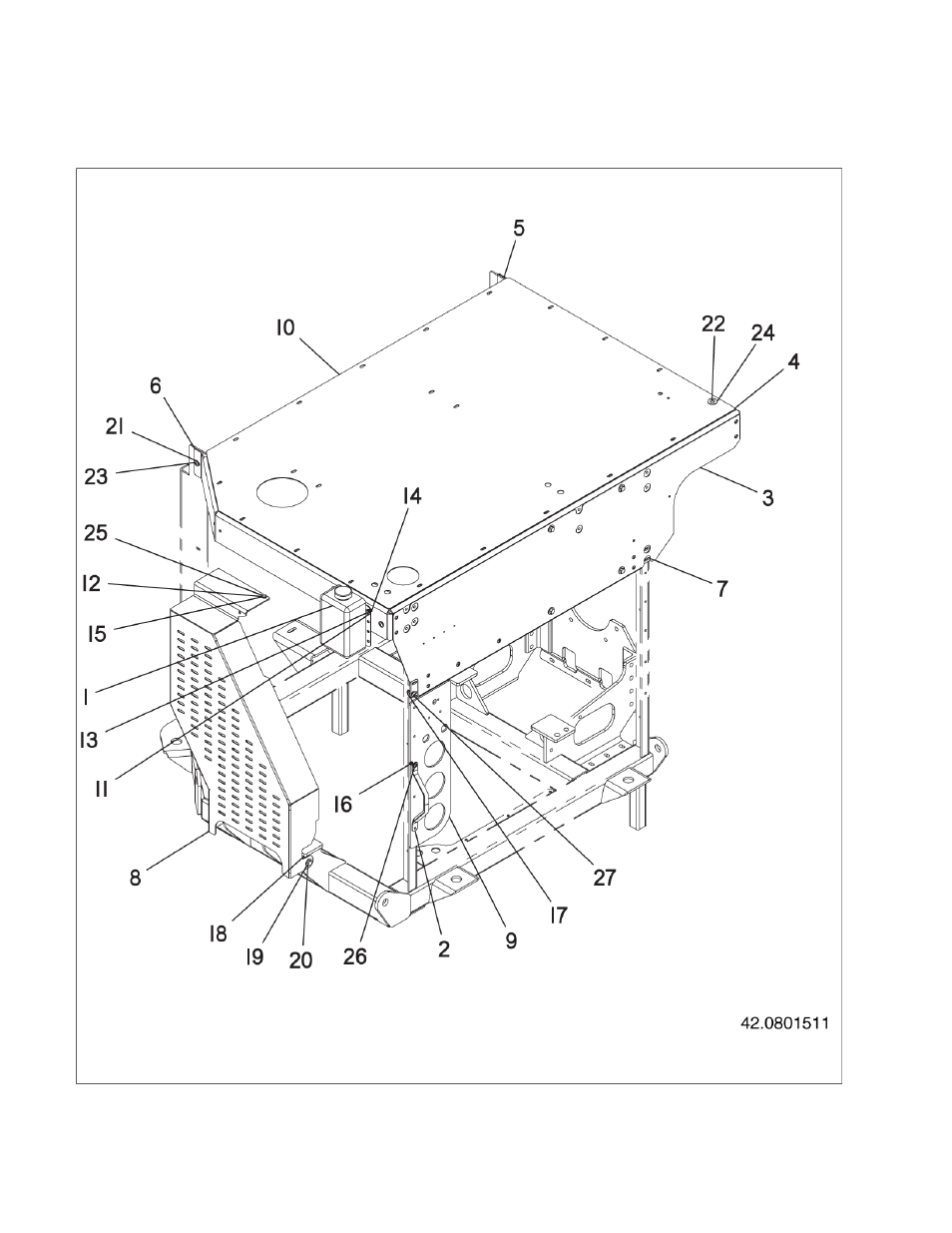 01 cummins engine shroud assembly | Ag-Bag LX1214 User Manual | Page 72 / 308