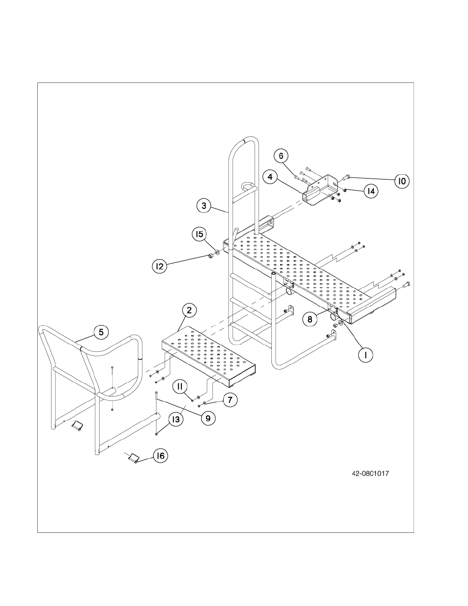 06 platform and rail assembly | Ag-Bag LX1214 User Manual | Page 82 / 308